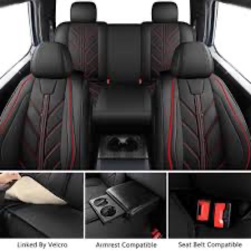 BALLIOL Pickup Seats Covers Compatible with Chevy Silverado 1500 GMC Sierra 2007-2013 & 2019-2024 Hi