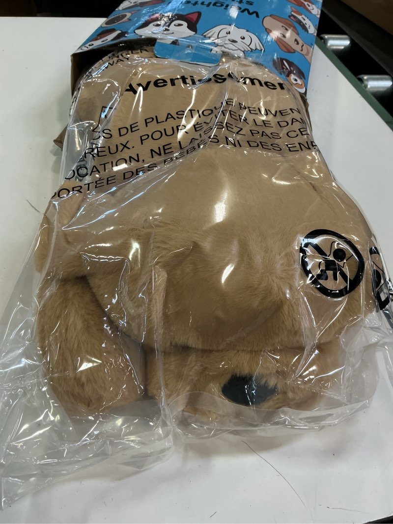 Condition photo showing New/Like New for Yellow Lab Weighted Stuffed Animals - 22 Inch 4.5 Pounds Weighted Plushies Labradoodle Stuffed Animals - Big Dog Plush Pillow - Cute Plush Toys Gifts for Kids & Adults (22" 4.5 lbs) Yellow Lab-Medium