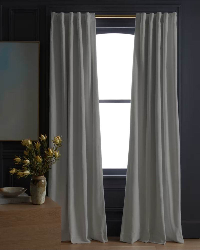 cotton velvet true blackout curtain 48 x96 (1 pcs 