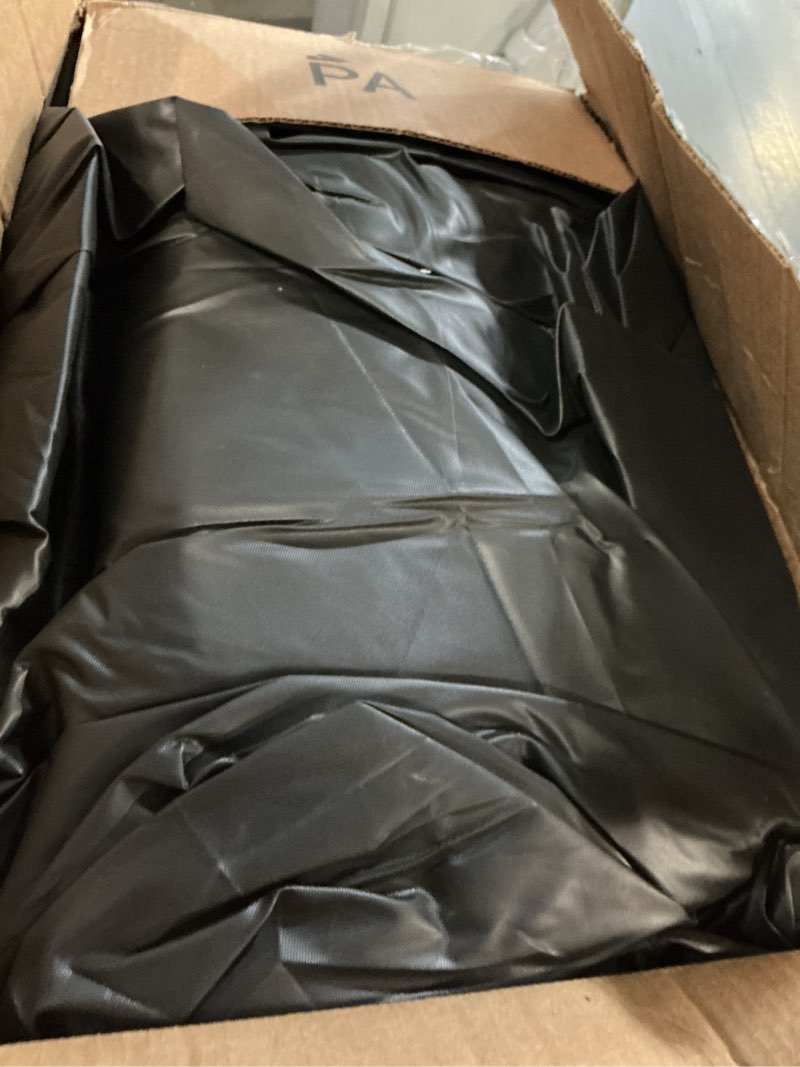 Condition photo showing As Is for heavy duty 900d pontoon boat cover, 22'1''-24'2'' marine grade waterproof cover with adjustable windproof tightening strap & anti-uv for suntracker party barge/sportfish/fishin barge xl (fit for 22'1''-24'2'')
