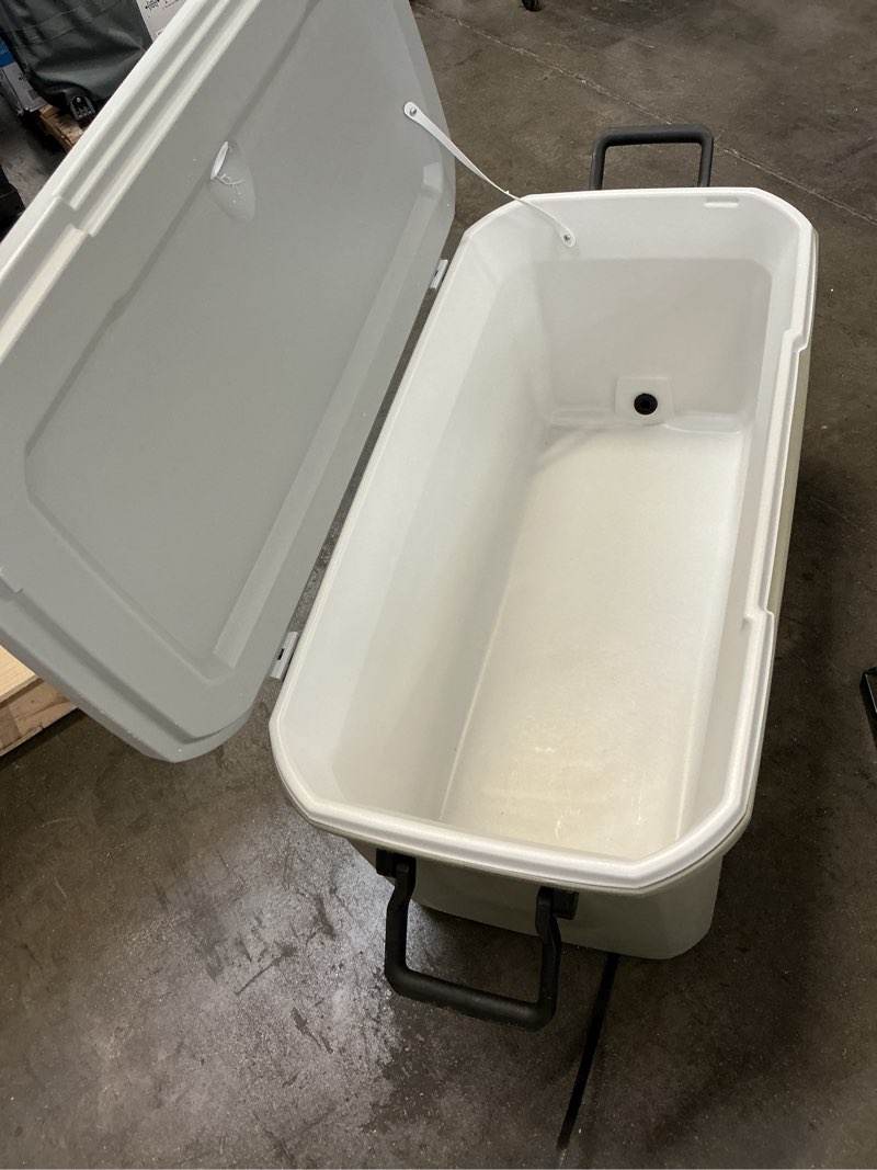 Condition photo showing Good Condition for coleman 2179160 316 series 120qt hard chest cooler, silver ash