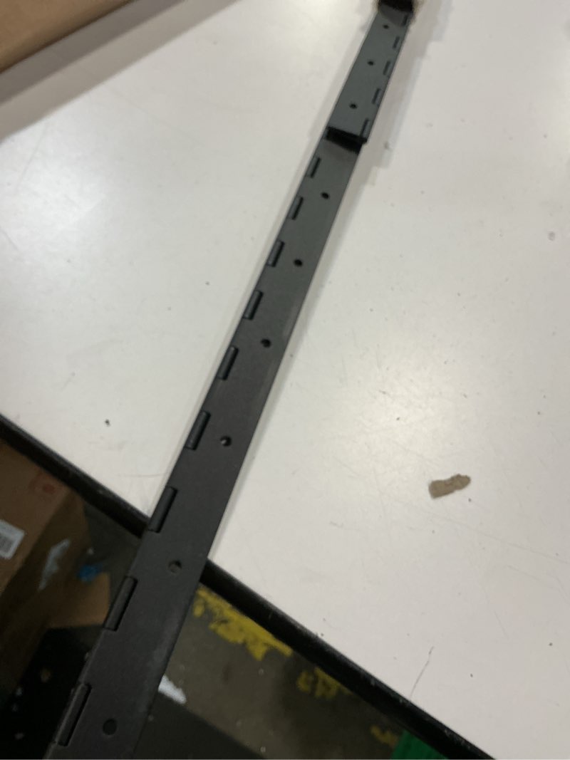 Condition photo showing Good Condition for 2 pack heavy duty piano hinge 48 inch x 2 inch width, 0.047'' thick stainless steel black continuous hinge for cabinet, door, toolbox, wooden box, metal plate, furniture, industrial project 48 inch (2pcs)