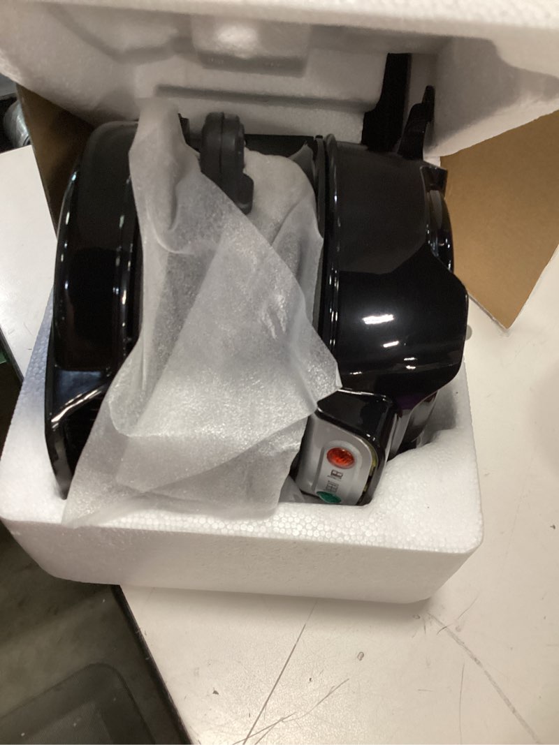 Condition photo showing Good Condition for hamilton beach breakfast sandwich maker with egg cooker ring, customize ingredients, perfect for english muffins, croissants, mini waffles, perfect white elephant gifts, black (25477) black single