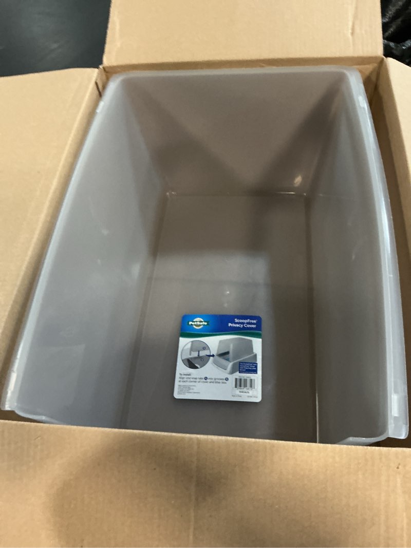 Condition photo showing Good Condition for petsafe scoopfree self-cleaning litter box privacy hood works with scoopfree pro legacy & smart self-cleaning cat litter box, perfect for shy or skittish cats
