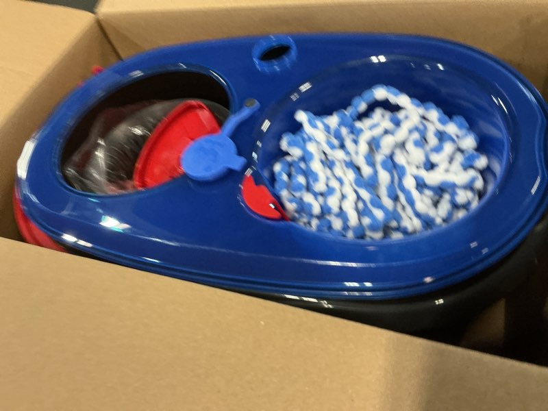 Condition photo showing Good Condition for O-Cedar RinseClean Spin Mop & Bucket System | Clean with Water | Removes 99% of Bacteria Plastic Rinseclean Spin Mop & Bucket Cleaning System