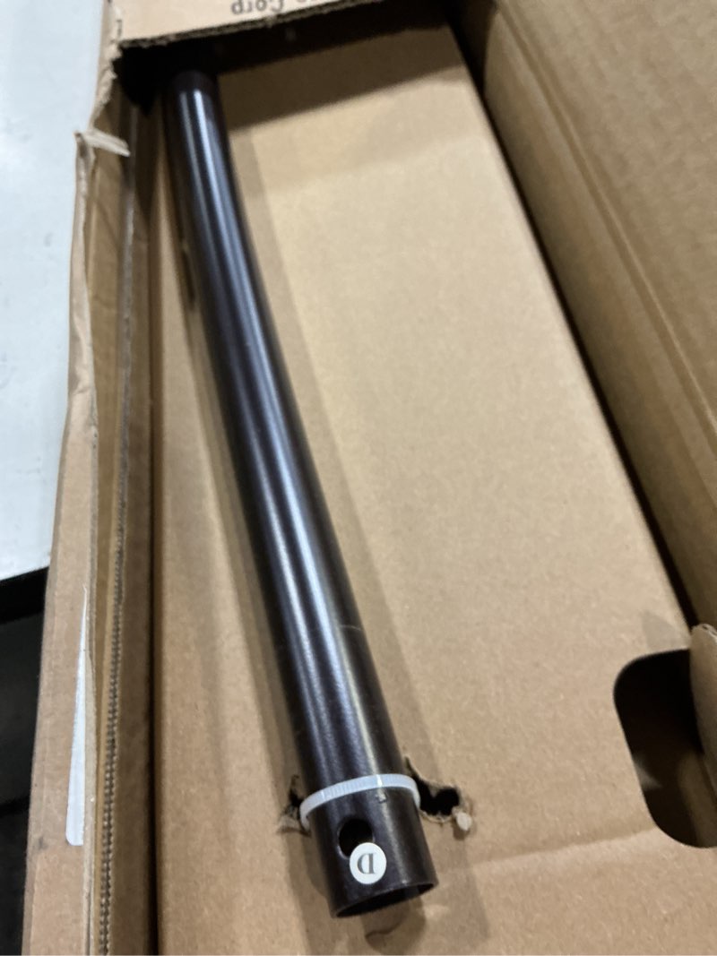 Condition photo showing Good Condition for 50" to 72" neverrust rustproof adjustable tension curved shower rod oil rubbed bronze - zenna home: aluminum, lifetime warranty