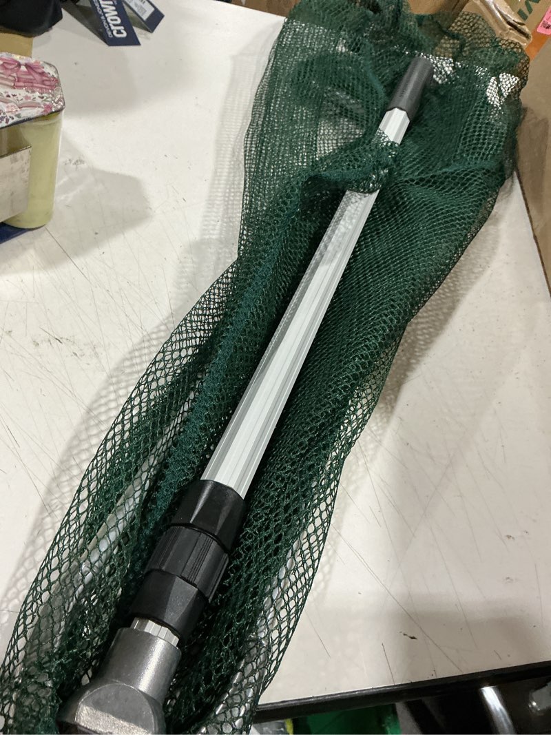Condition photo showing Good Condition for telescope landing nets (hoop:23x24",handle:27~47",knotless mesh)