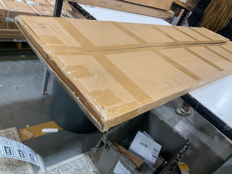 Condition photo showing Good Condition for 59"x16" floor mirror full length, arched full length mirror with stand, full body mirrors for bedroom living room or cloakroom black black 59"l x 16"w