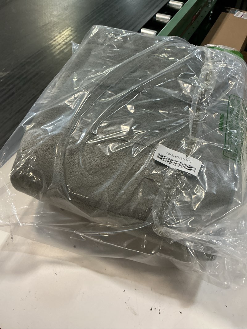 Condition photo showing Good Condition for buganda memory foam bath mat rug, 60" x 24", ultra soft and non-slip bathroom rugs, water absorbent and machine washable bath rug runner for bathroom, shower, and tub, grey 60" x 24" grey
