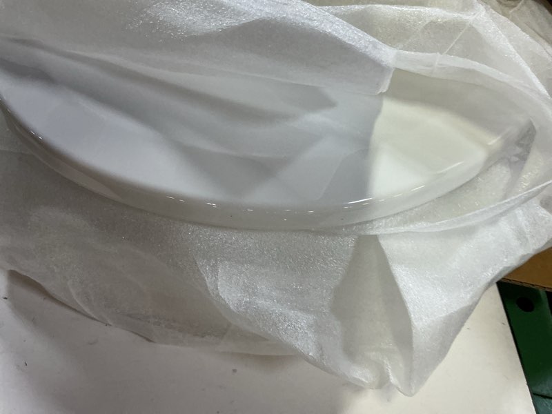 Condition photo showing New/Like New for raised toilet seat for elongated toilets, 3-inch elevated design for seniors and limited mobility, slow-close, non-slip, stable and easy to install, white (19”)