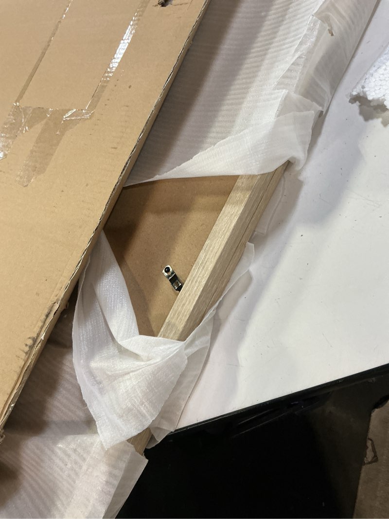 Condition photo showing Good Condition for 18x24 Picture Frame Set of 3, Natural Wood Grain 18 x 24 Frames Diaplay on Horizontal and Vertical Wall Mounting (3 pack,Natural) 18x24, 3 pack Natural
