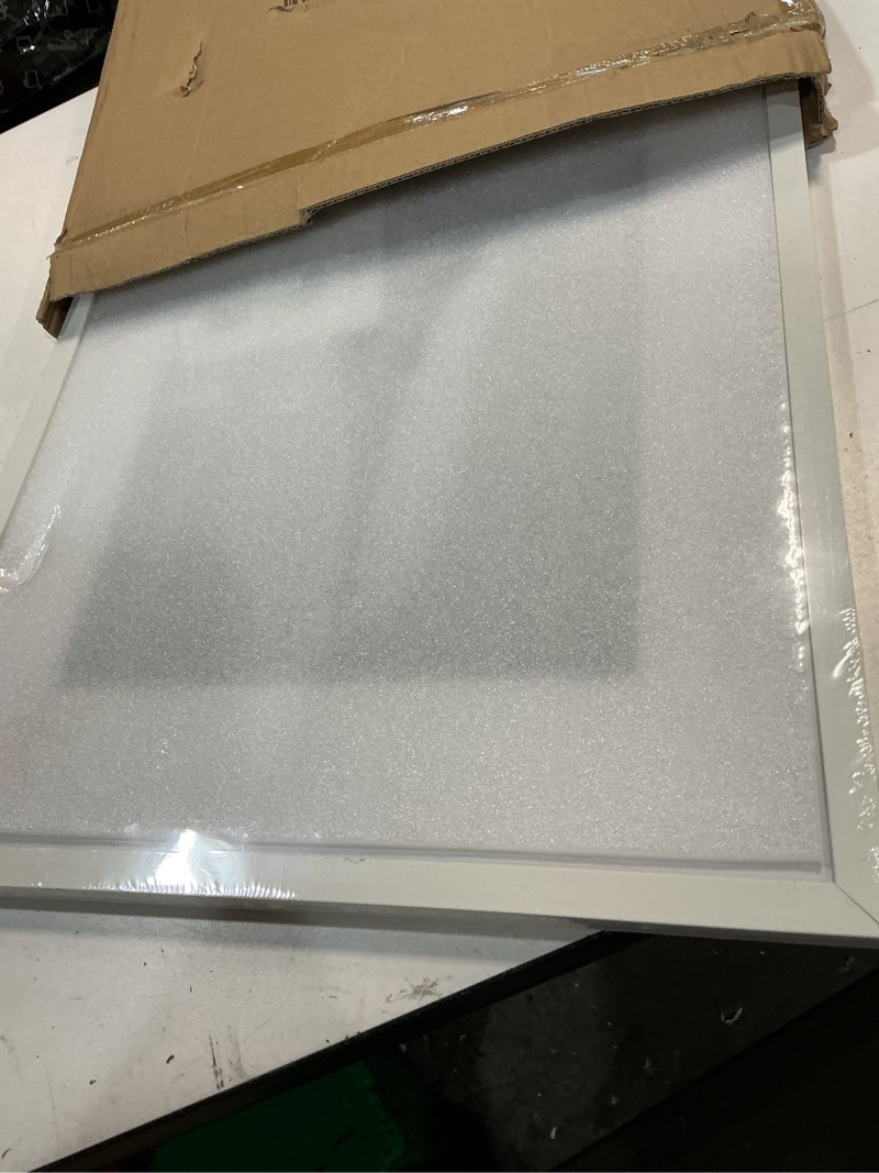 Condition photo showing New/Like New for upsimples 16x20 picture frame, display pictures 11x14 with mat or 16 x 20 without, wall hanging poster frame, white, 1 pack white 16x20