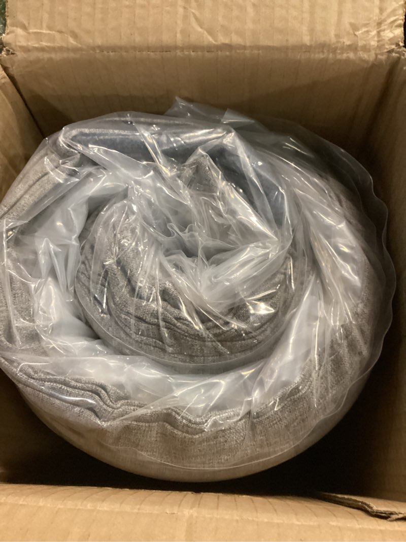 Condition photo showing New/Like New for Folding Sofa Bed with Pillow- Convertible Chair Floor Couch & Sleeping Mattress, Foldable Memory Foam Sleeper for Living Room/Dorm/Guest Room/Home Office/Apartment/Loft, Single28, Light Gray Light Gray Single(28" width)