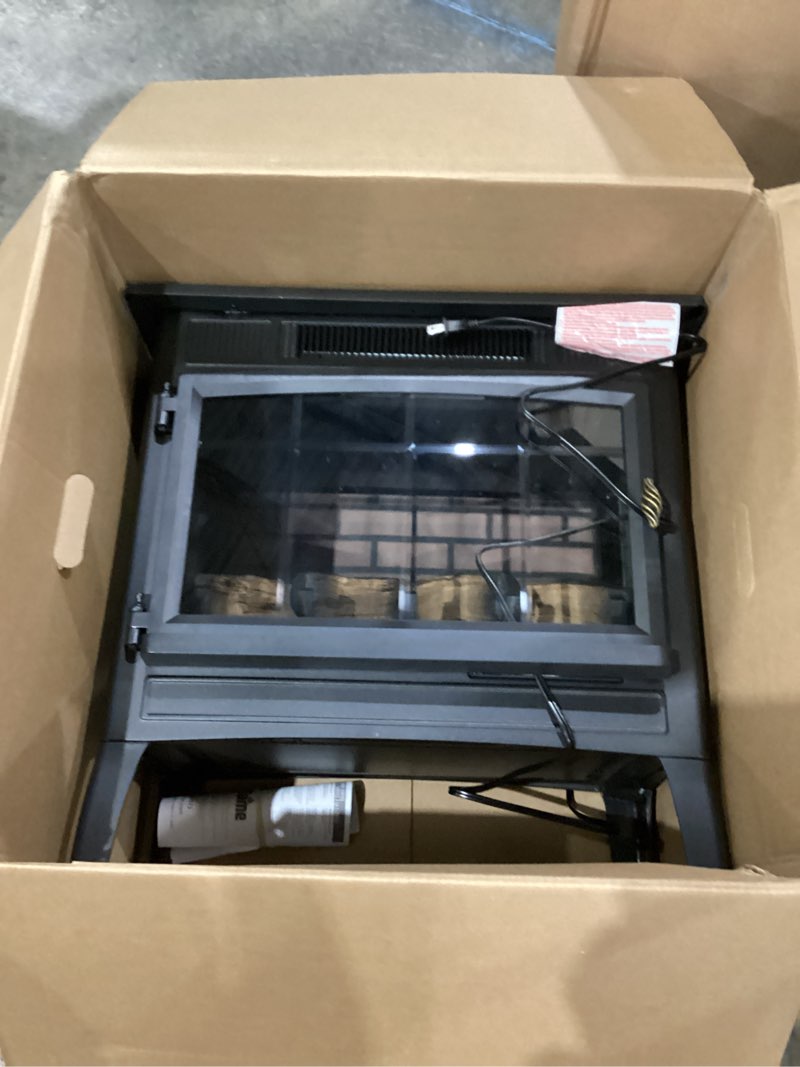Condition photo showing Good Condition for similar)))))chimenea electrica para sala compacta con calentador estufa llama realista