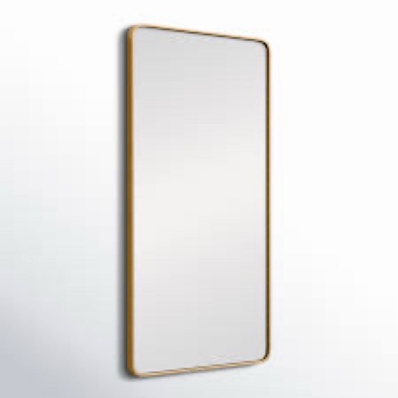 Sabine Metal Rectangle Wall Mirror 30x60