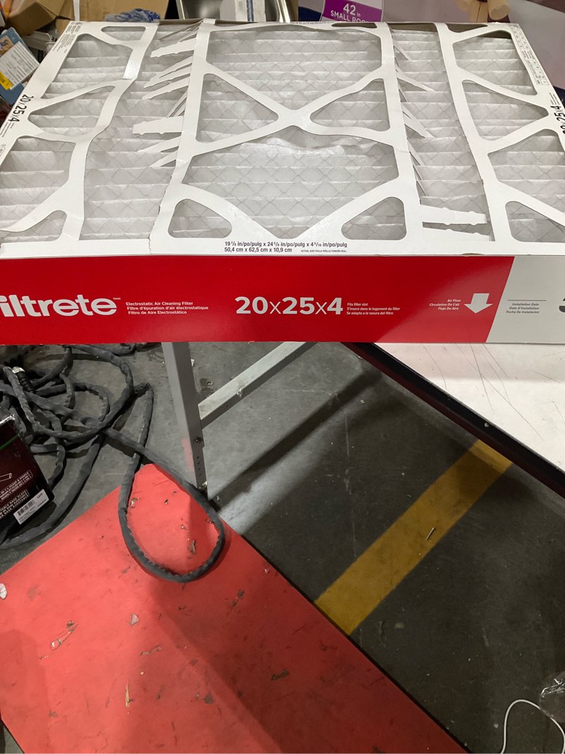 20x25x4 inch air filter