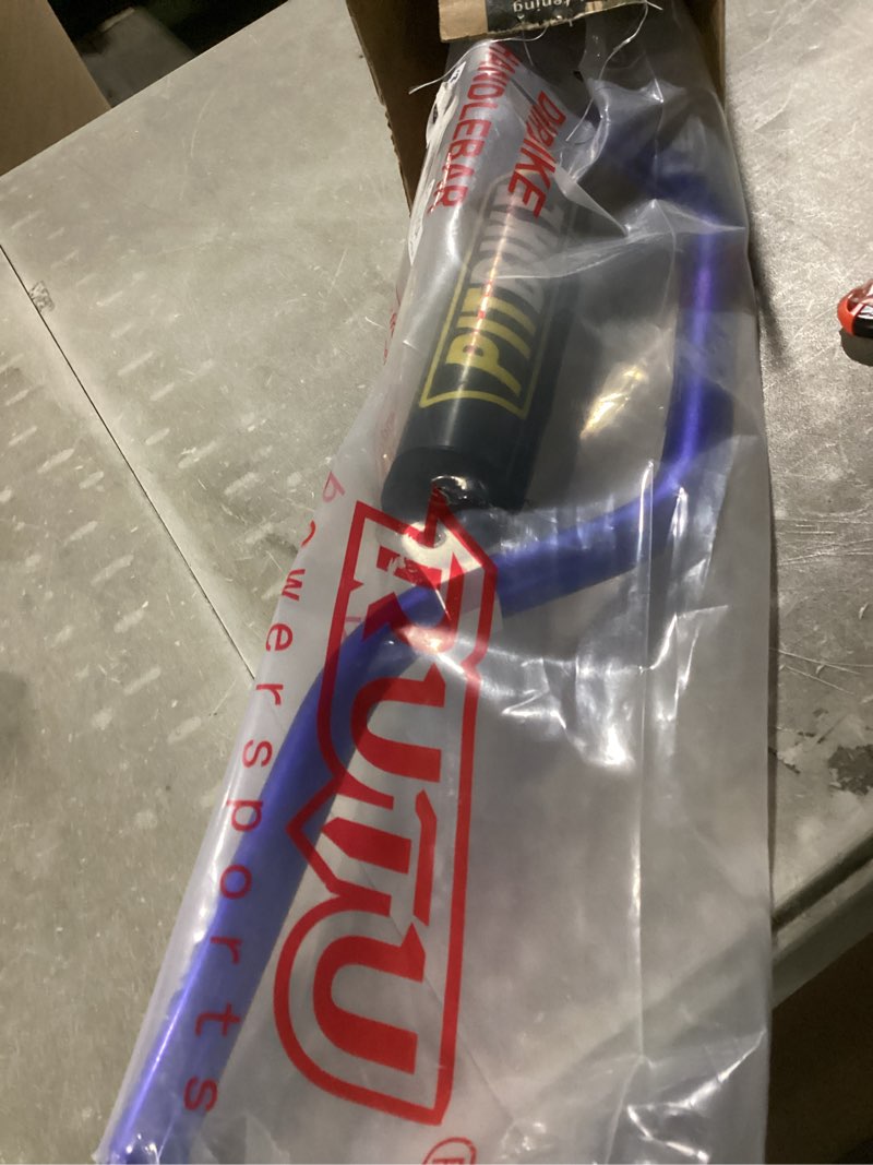 Condition photo showing Good Condition for rutu 7/8" dirt bike handlebars with foam pad - motorcycle handlebars compatible with crf yzf kxf, klx, rmz, drz pit dirt bikes, atvs, quad - 6061-t6 aluminum handlebar with heat treatment hrc16 blue