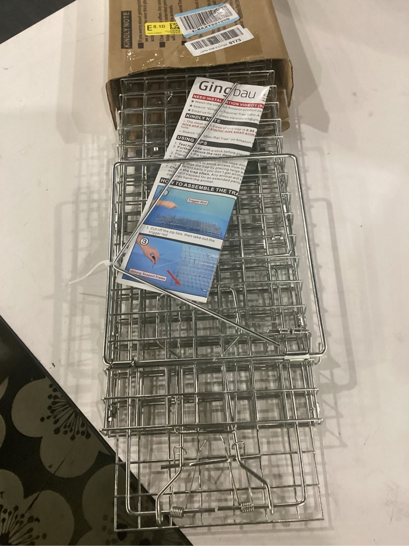 Condition photo showing Good Condition for gingbau squirrel trap foldable heavy duty humane live animal cage trap (not for mouse)
