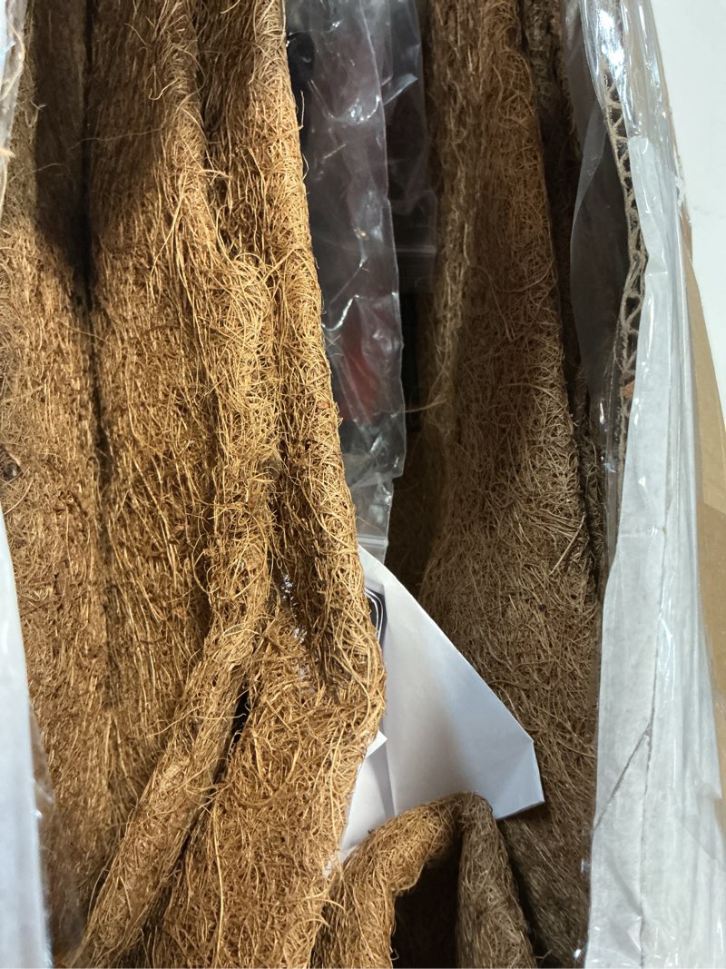 Condition photo showing Good Condition for 4 pack 24 inch window boxes planters railing planter box with adjustable brackets & coco liners fabric plant grow bags deck railing planter boxes balcony hanging flower box for outdoor plants 24 inch 4 pack-black