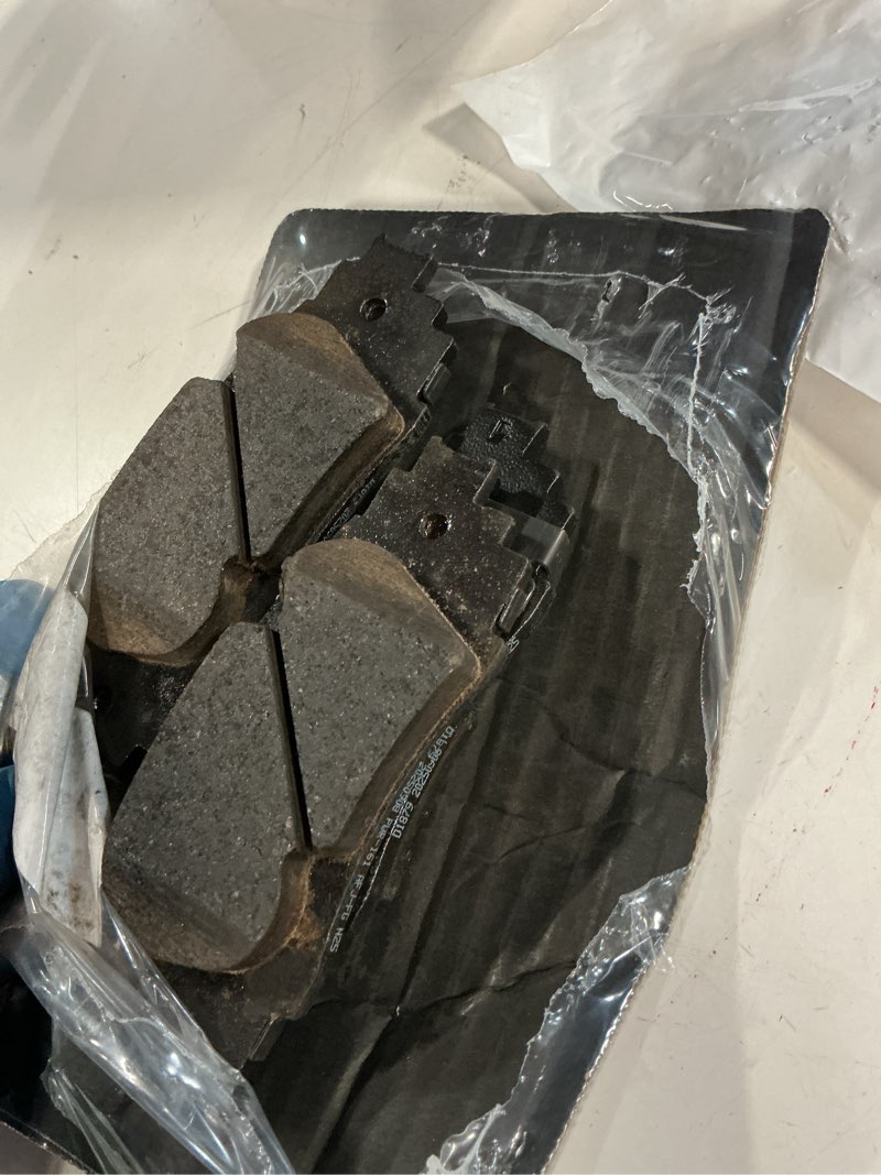 Condition photo showing As Is for powerstop rear brake pads for lexus es250 2021-25 |es300h 2019-25 |rx350 2016-22 |toyota camry 2018-26 |rav4 2019-24 - z23 carbon-fiber ceramic brake pads with installation hardware, z23-1879