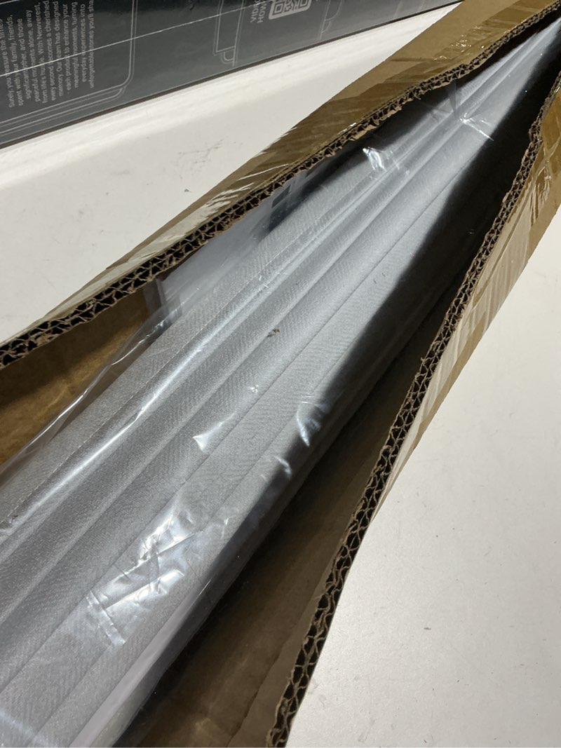 Condition photo showing Good Condition for LazBlinds Cordless Roman Shades for Windows, Light Filtering Thermal Insulated Window Blinds, Lightweight Fabric Blinds for Indoor Windows, 24" W x 60" H, Light Grey Light Filtering - Light Grey 24" W x 60" H