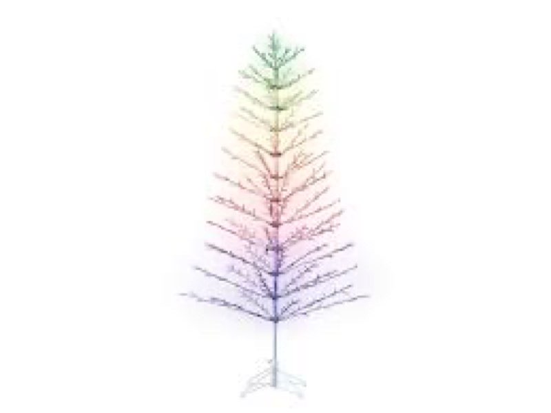 GE 7-ft LED RGB Branch Christmas Tree Decoration