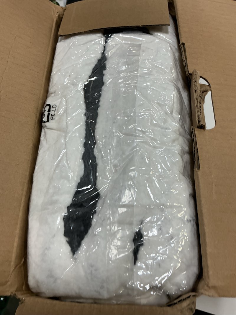 Condition photo showing New/Like New for Heated Blanket Electric Blanket Full Size 72''x84'' with 9 Heating Levels, 1-10 Hour Auto Shut Off, Machine Washable, Flannel & Sherpa Soft Warming Blanket for Couch, Bed, Office - Dark Grey 02 - Dark Grey 72''x84''(Full)