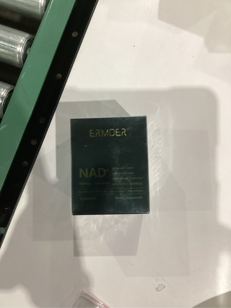 Condition photo showing New/Like New for NAD Liposomal Nicotinamide Riboside with Resveratrol & Quercetin 900mg, NAD Resveratrol Supplement for Anti Aging, Energy, Antioxidant, Focus (90 Count) 1