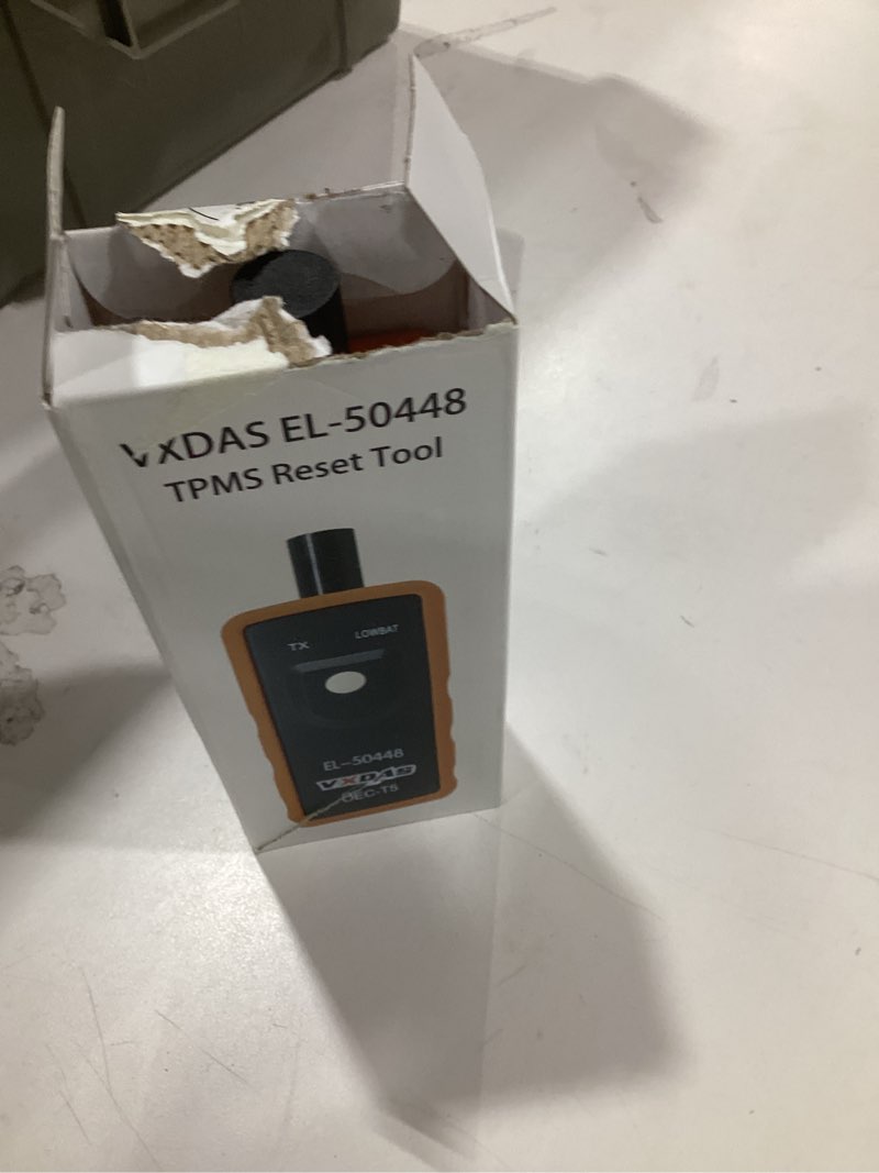 Condition photo showing Good Condition for vxdas tpms relearn tool only for gm vehicles (2006-2024 chevy/buick/gmc/opel/cadillac) original sensor with 315/433 mhz, tire sensors pressure monitor system reset tool oec-t5-2025 edition