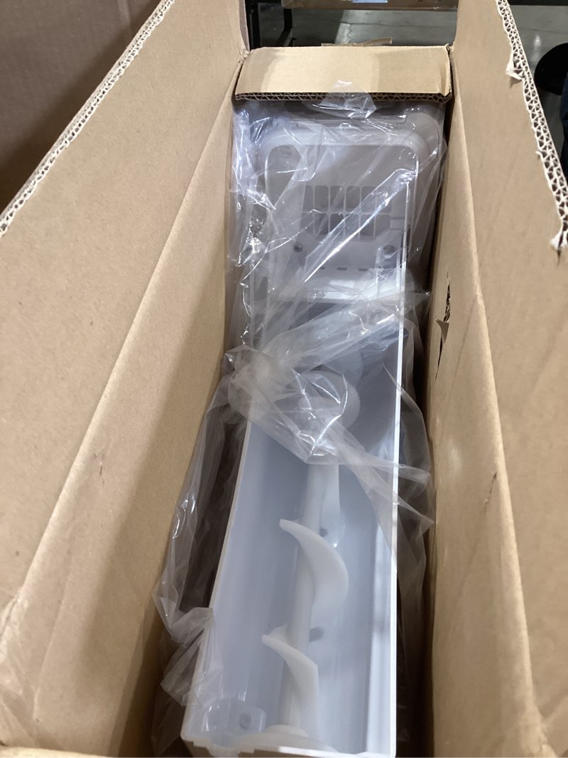 Condition photo showing Good Condition for da97-14474c, da97-14474a, da97-12604d ice bucket, ice container bucket compatible with samsung rf25, rf26, rf28, series refrigerator etc, part number: da97-21040a, ap6034185 etc one year warranty