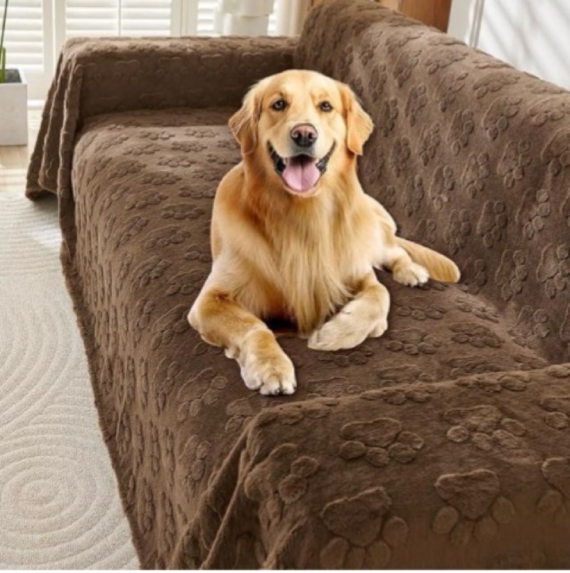 akpgq faux fur couch cover for dogs washable,fuzzy pet couch covers for sofa,l shaped sofa cover,thi