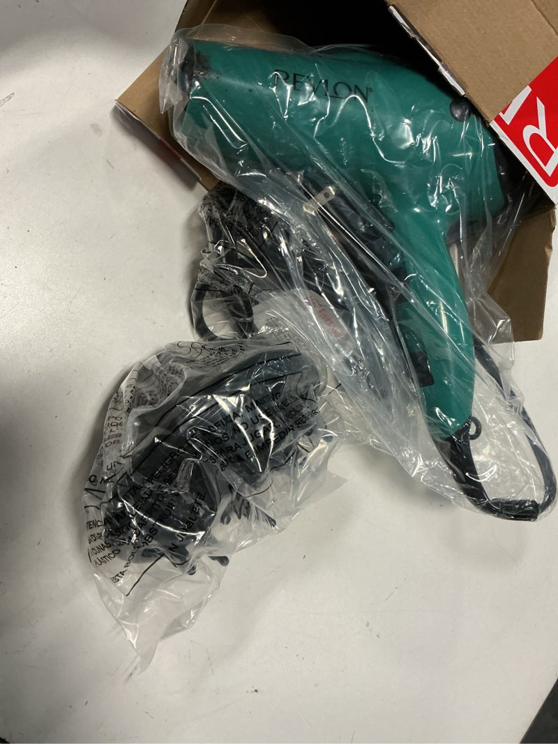 Condition photo showing Good Condition for revlon volume booster hair dryer | 1875w for voluminous lift and body, (green)