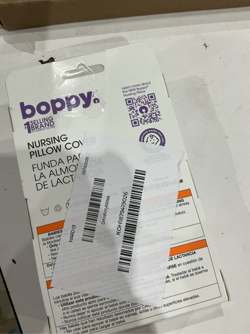 Condition photo showing Good Condition for boppy nursing pillow cover - soft, hypoallergenic washable microfiber bottle & breastfeeding pillow 