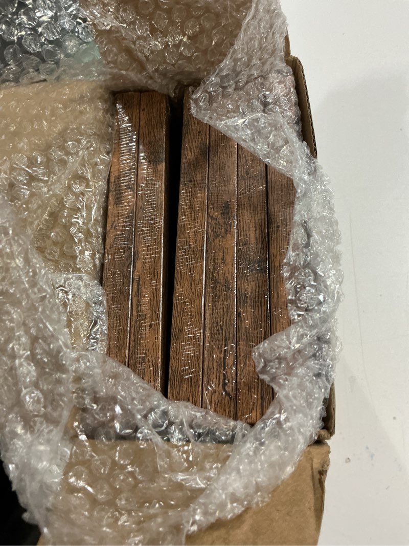 Condition photo showing New/Like New for TWING 5x7 Picture Frames Set of 6, Rustic Photo Frames Collage for Wall Decor Mounting or Table Display,Home Decorative Wall Gallery Picture Photo Frame Wood Brown,Walnut Walnut Brown 5x7