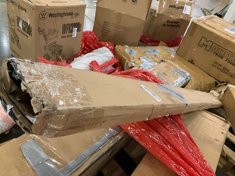 Condition photo showing As Is for Floater Frame for 48x72 Canvas Paintings, DIY Metal Floating Frames with 1.5" Deep for Art Show Exhibition Home Office Gallery Wall Decor, Abstract Artwork for Modern Farmhouse Room (Gold)