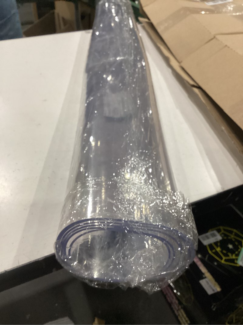 Condition photo showing New/Like New for sancua clear plastic 100% waterproof tablecloth  vinyl pvc rectangle table cloth protector oil spill proof wipe clean table cover for dining tables, parties & camping, crystal clear crystal clear (rectangular)