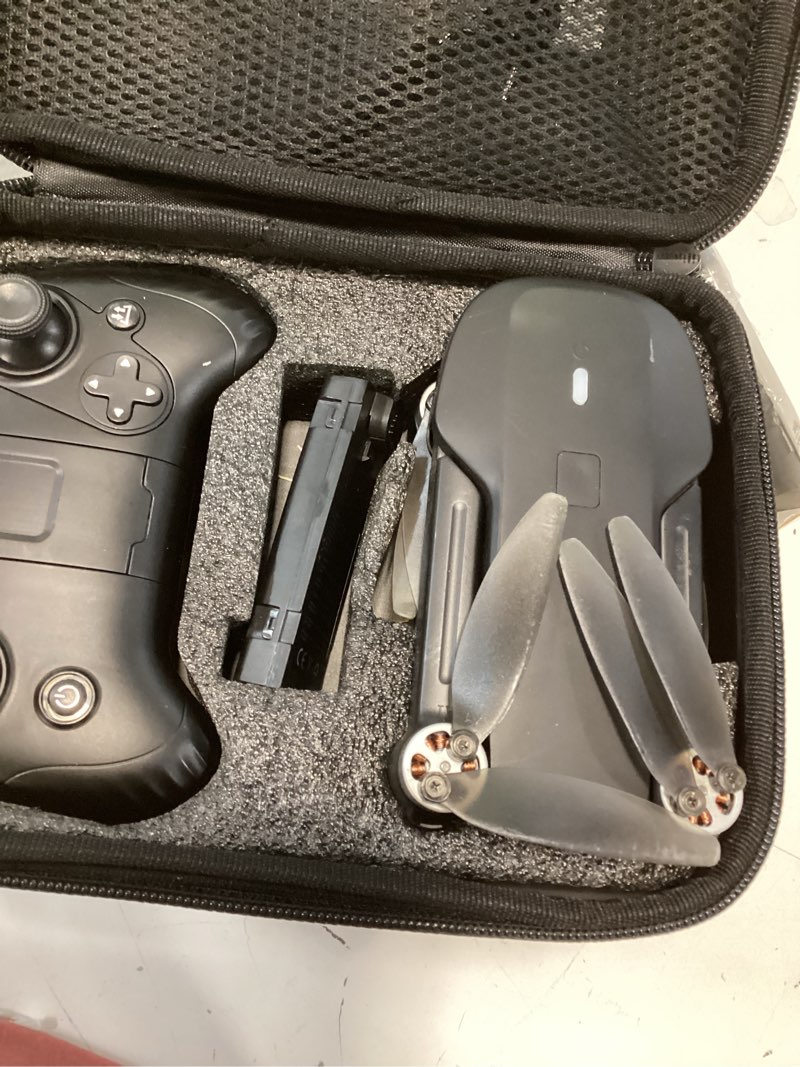 Condition photo showing As Is for mirason drone with camera, 1080p hd fpv camera drone with brushless motor, 2 batteries, 360 flips, headless mode, gravity control, 36 mins long flight foldable for kids and beginner