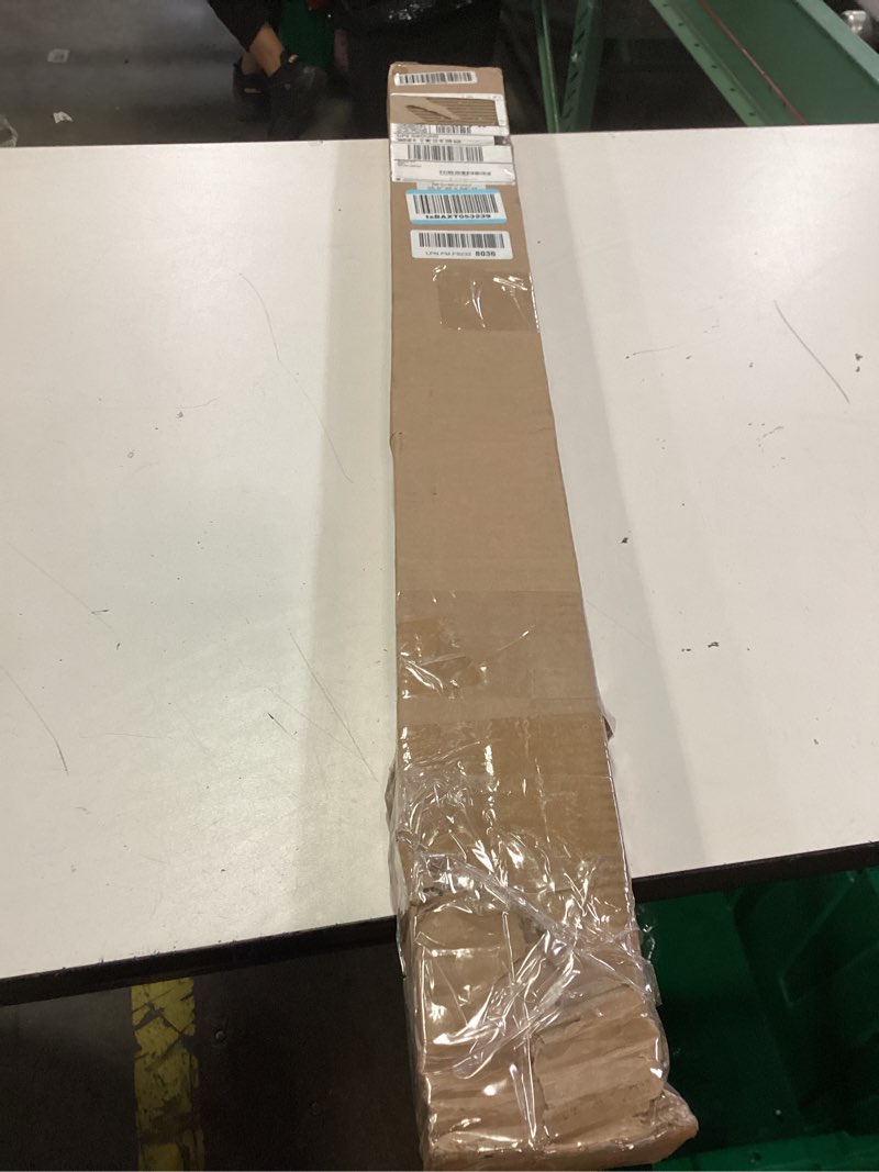 Condition photo showing New/Like New for lazblinds cordless cellular shades, no tools no drill blackout honeycomb shades pleated blinds for windows, 35 1/2" w x 64" h, silver white blackout-silver white 35 1/2'' w x 64'' h