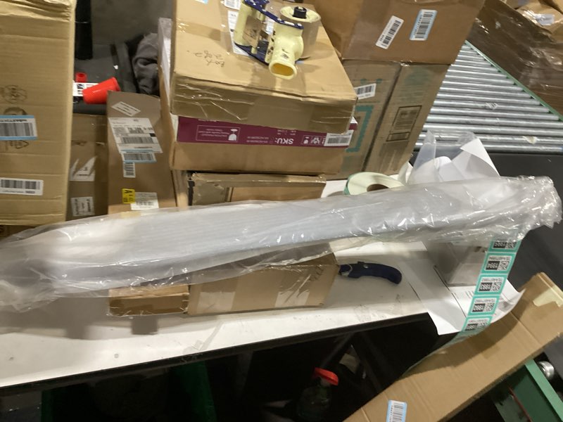 Condition photo showing New/Like New for Matte Black Front Bumper Valance Lower Skid Plate Molding Trim Replacement for F150 2021 2022 2023 ML34-17F771-ACW