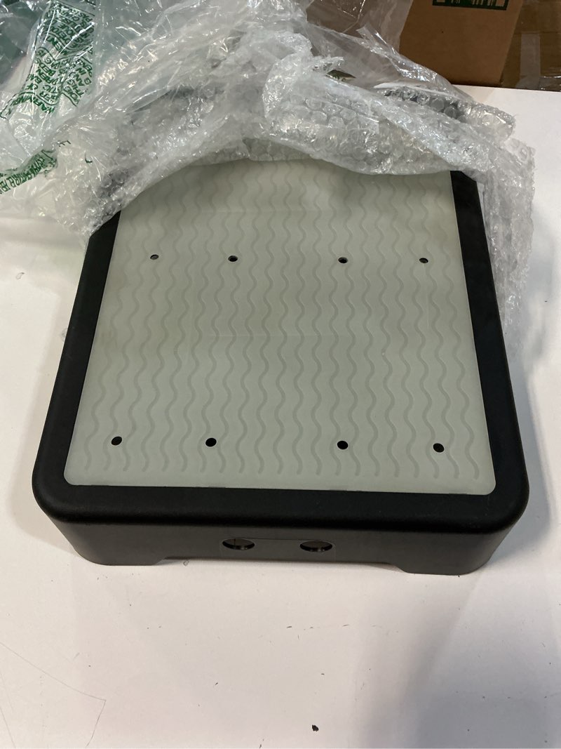 Condition photo showing As Is for adjustable step stool for adults, noctilucent bed step stools, 660 lbs capacity non-slip safety step platform indoor and outdoor for seniors and kids, wide step stools elderly assistance at night noctilucent mat-black step 3-setting adjustable height