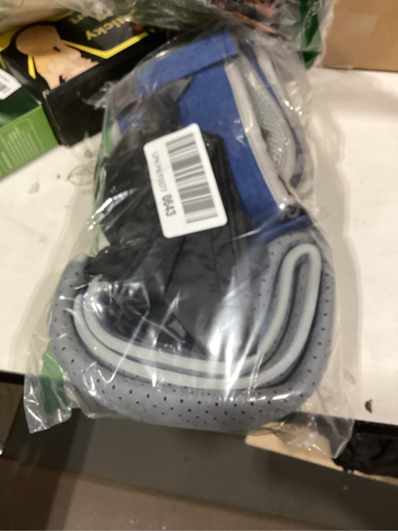 Condition photo showing New/Like New for gait belt with 7-pivot handle - lift assist technology reduces caregiver strain 40%, strap quick release buckle?detachable thigh belt (blue, m) blue-m