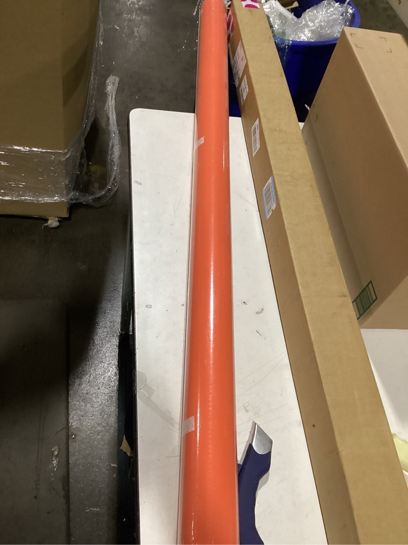 Condition photo showing New/Like New for Kate Seamless Paper Backdrop Orange Paper Backdrop for Photoshoot (86''x32.8' Bright Orange) 86'' x 32.8' Bright Orange