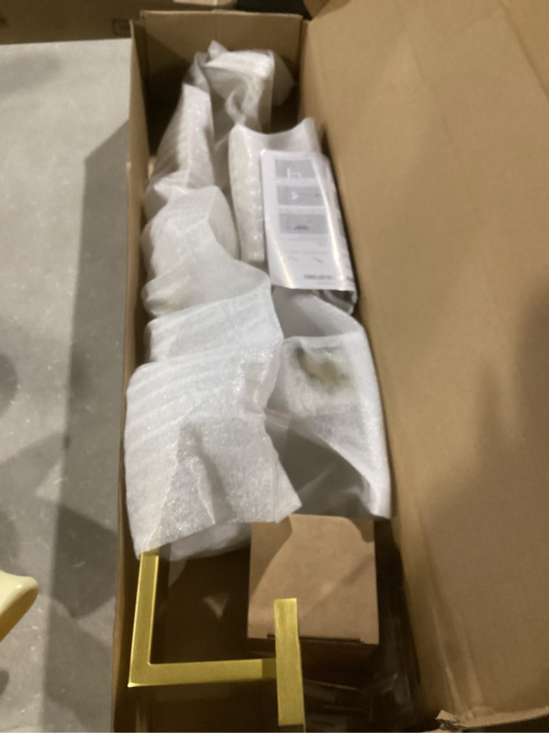 Condition photo showing Good Condition for Brushed Gold Bathroom Towel Bar Holder Sets Premium Stainless Steel 4-Piece Bathroom Hardware Set Wall Mounted Bathroom Toilet Paper Holder with Shelf Set. Brushed Dark Gold 4-Pieces Set-B