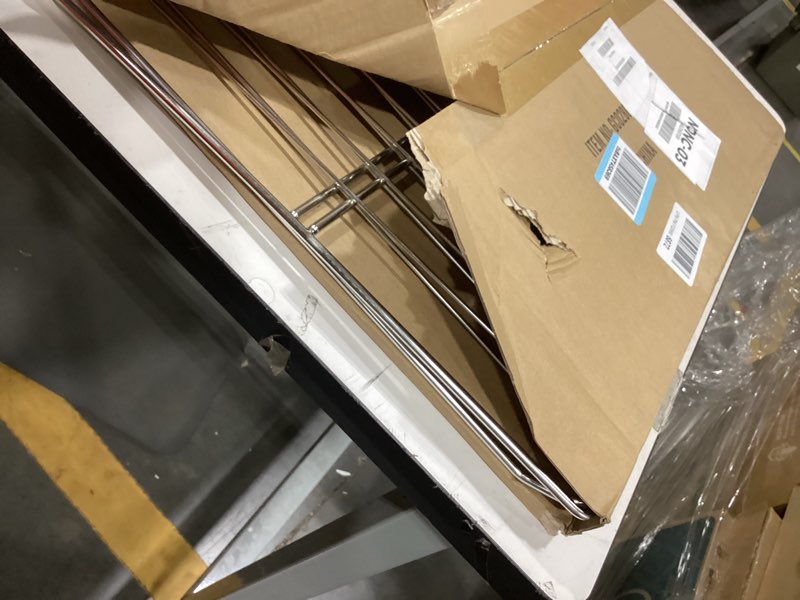 Condition photo showing As Is for wb48t10095 oven racks replacement parts for ge profile oven rack 304 stainless steel ge hotpoint gas range stove rack 23.75’’ x 17.4’’ spectra xl44 electric roaster double wire rack shelf 2 pcs 23.75'' x 17.4'' upgraded oven rack