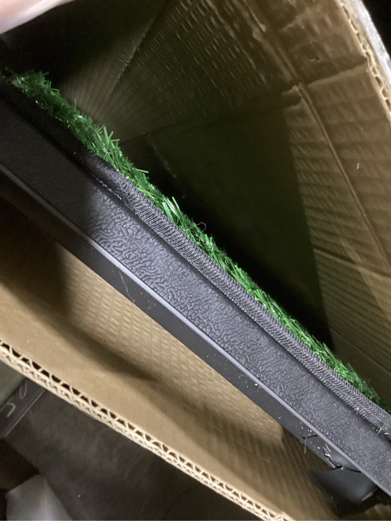 Condition photo showing As Is for Artificial Grass Puppy Pee Pad for Dogs and Small Pets - 20x30 Inch, Reusable 4-Layer Turf Pads for 