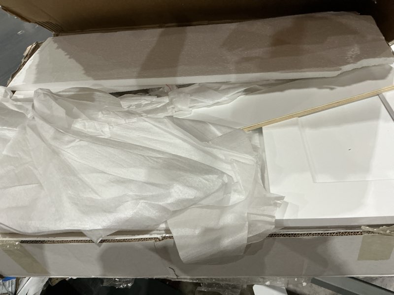 Condition photo showing Good Condition for la royal white shaker sink base bathroom vanity ready-to-assemble bathroom cabinet 24" width