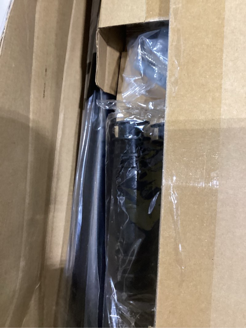 Condition photo showing New/Like New for black curved shower curtain rod,35-76 inches adjustable length curved shower rods round shower curtain rod rust proof stainless steel curved shower rods for bathroom matte black 35-76"