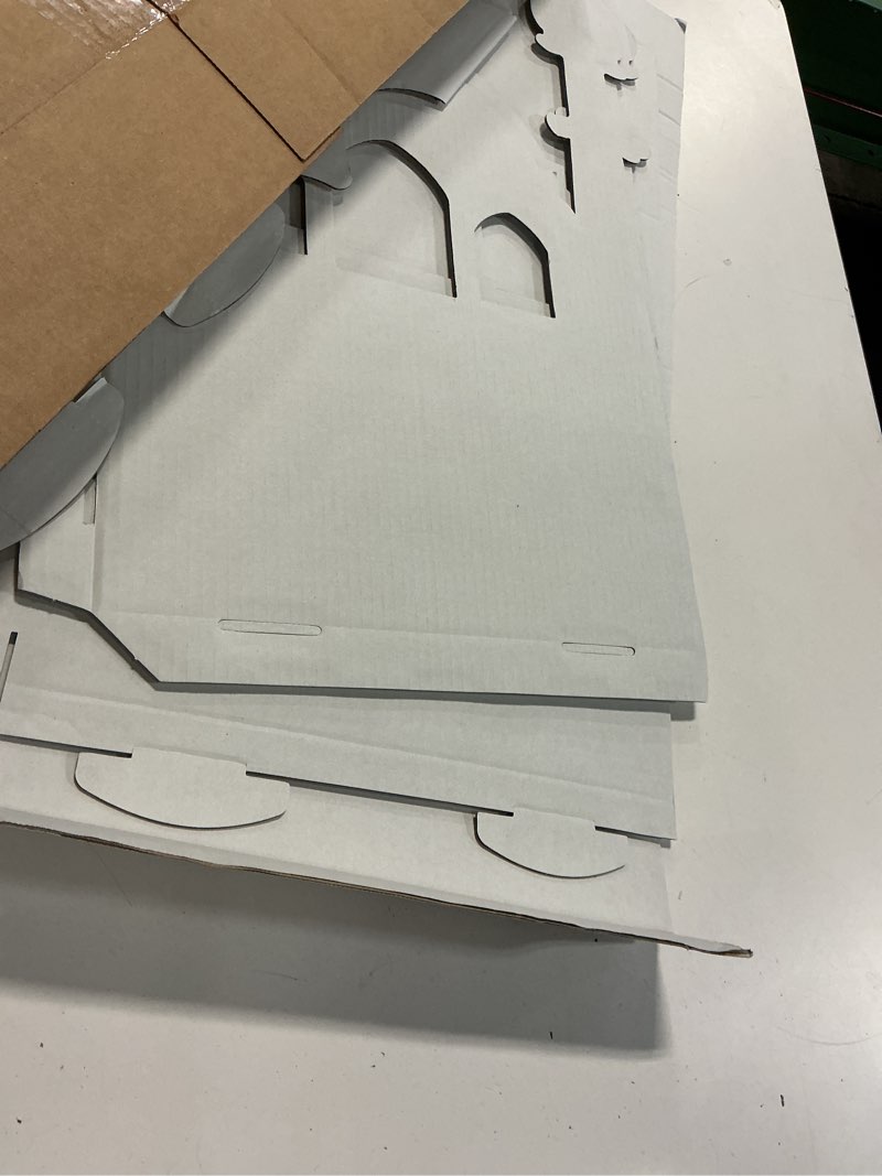 Condition photo showing Good Condition for gueevin ramadan eid mosque decorations 51x 30 inch cardboard standing playhouse masjid ramadan home decoration islamic art for muslim interactive learning praying quran book pray and islam teach gift