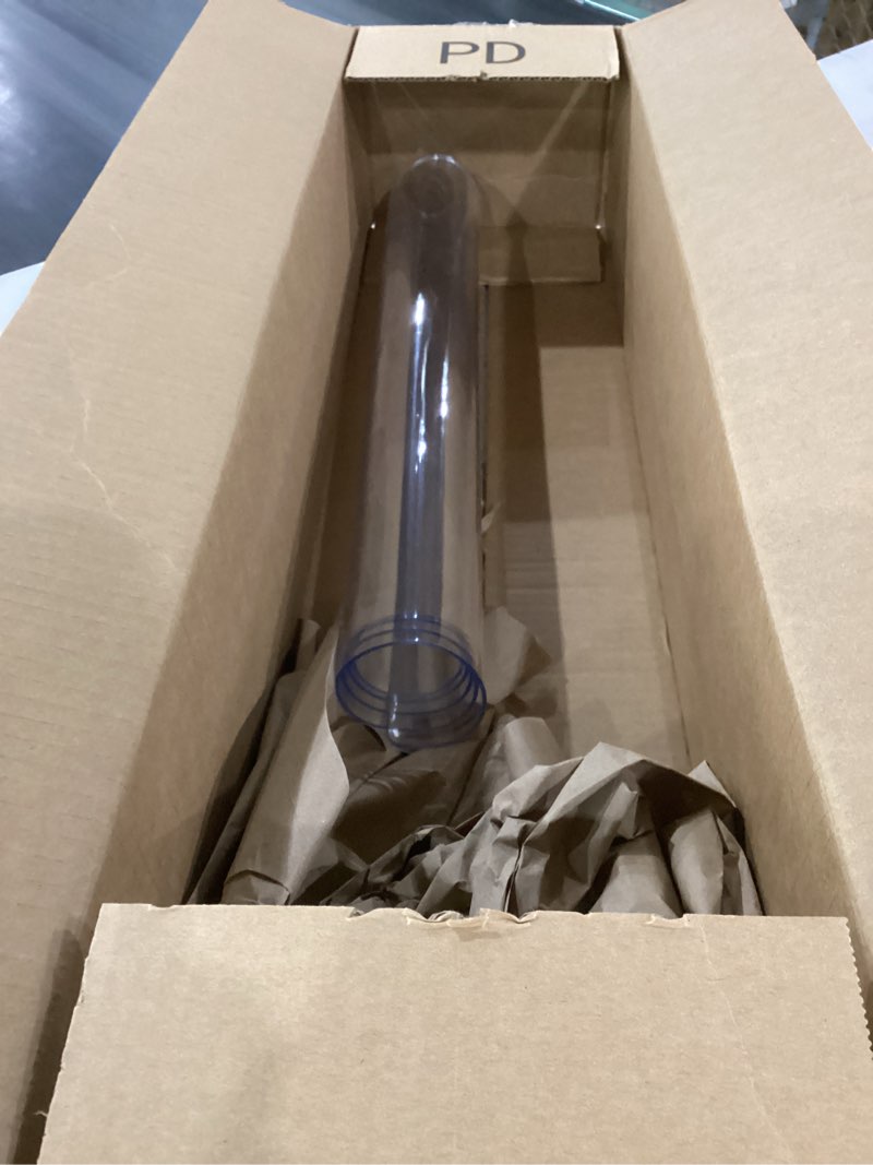 Condition photo showing As Is for elaine karen clear plastic table cover protector 100% waterproof table protector crystal clear plastic tablecloth cover for dining table heavy vinyl rectangle