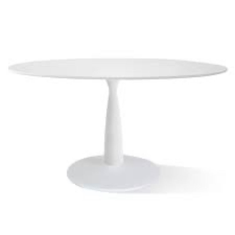 New Harris White Oval Table  
